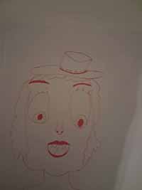 frau mit hut